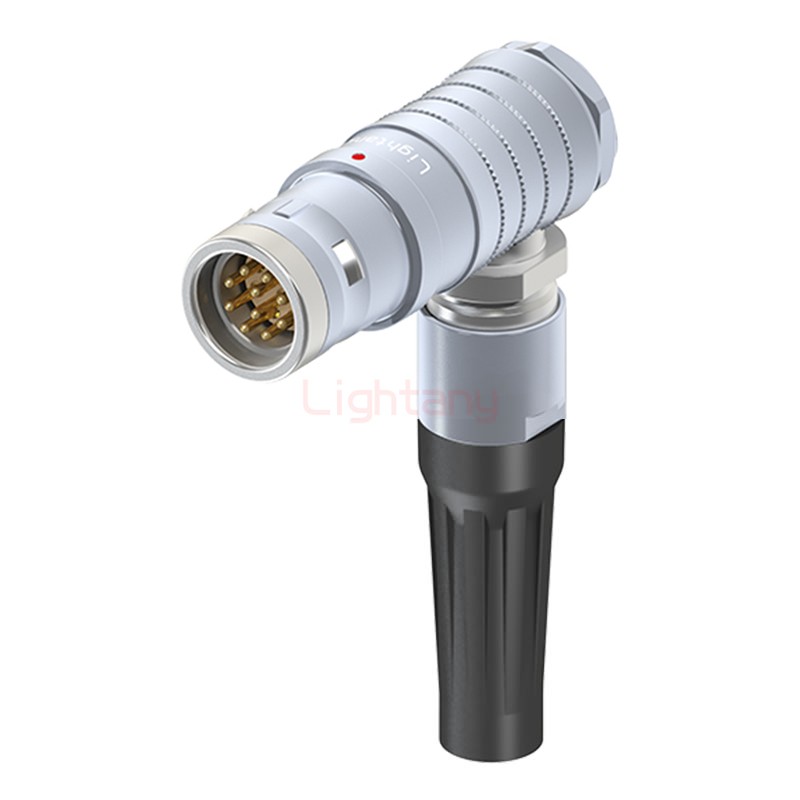 FHG.3K.010.CLAK11Z推拉自鎖帶護(hù)套彎式插頭	